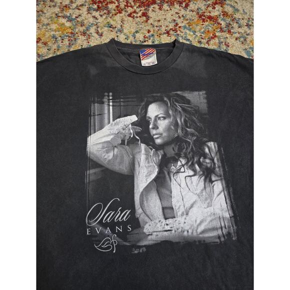 Vintage 2005 Sara Evans Real Fine Place 2XL T-Shirt Concert Tour Country Music - Picture 1 of 6